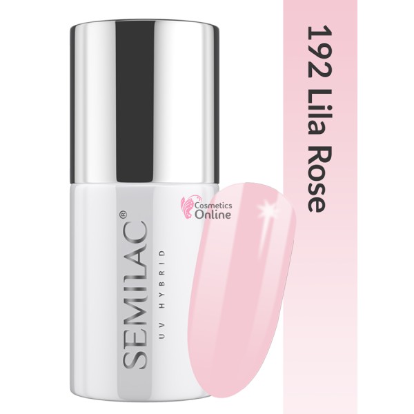 Oja UV Semilac 192 Nude Lila Rose 7 ml